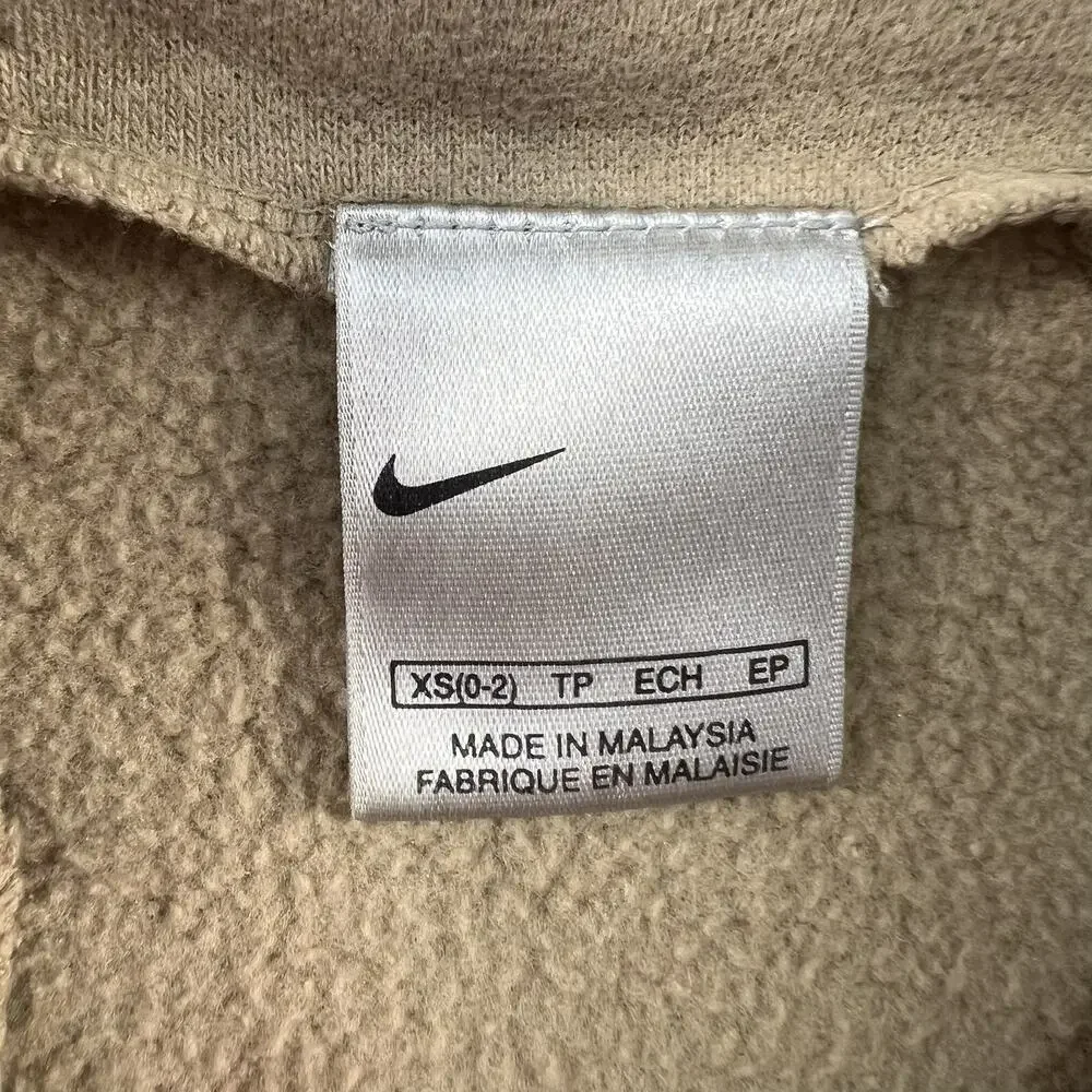 VTG Y2K Nike XS Vest Full Zip Sleeveless Fleece Pockets‎ Outdoor Casual Grunge